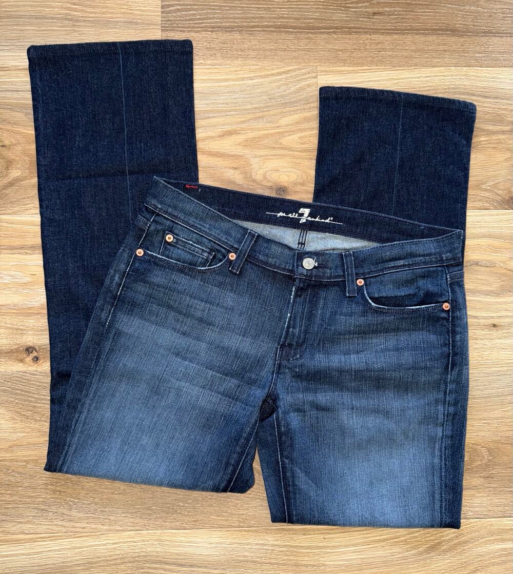 7 For All Mankind - Mia Boot Cut Denim Jeans - size 32 - J